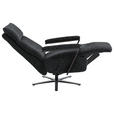 RELAXSESSEL in Textil Graphitfarben  - Schwarz/Graphitfarben, Design, Textil/Metall (68/117/85cm) - Cantus