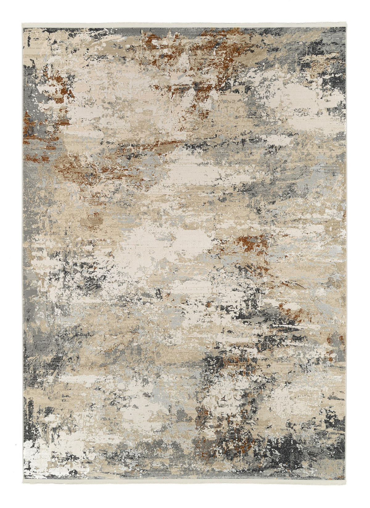 WEBTEPPICH 240/300 cm Le Mans Grau, Beige  - Beige/Grau, Design, Textil (240/300cm) - Dieter Knoll