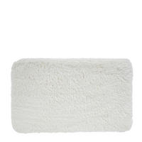 HOCHFLORTEPPICH 60/110 cm Weiß  - Weiß, KONVENTIONELL, Kunststoff/Textil (60/110cm) - Boxxx
