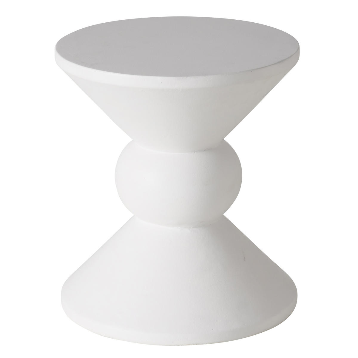 BEISTELLTISCH 35/35/40 cm Weiß  - Weiß, Basics, Keramik (35/35/40cm) - Boltze Home