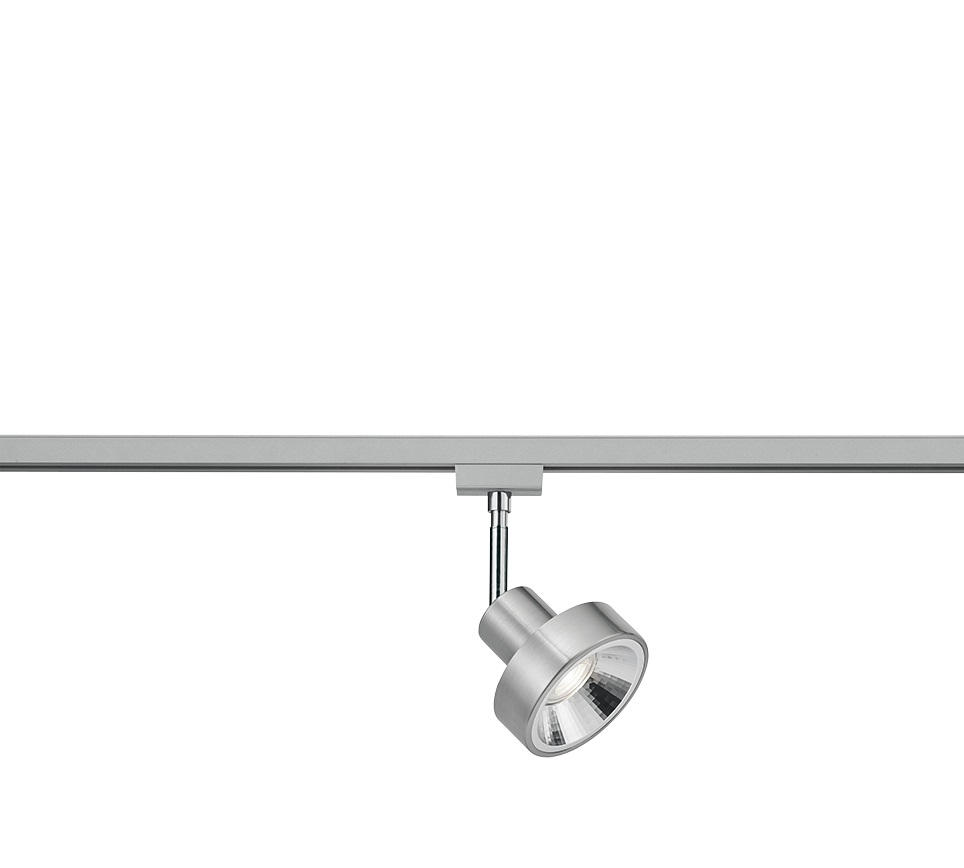 SCHIENENSYSTEM-STRAHLER DUOLINE TRACK-SYSTEM   - Nickelfarben, Basics, Metall (11/18cm) - Trio Leuchten