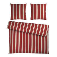 BETTWÄSCHE 3-teilig Satin 200/200 cm  - Rot, Textil (200/200cm) - Novel