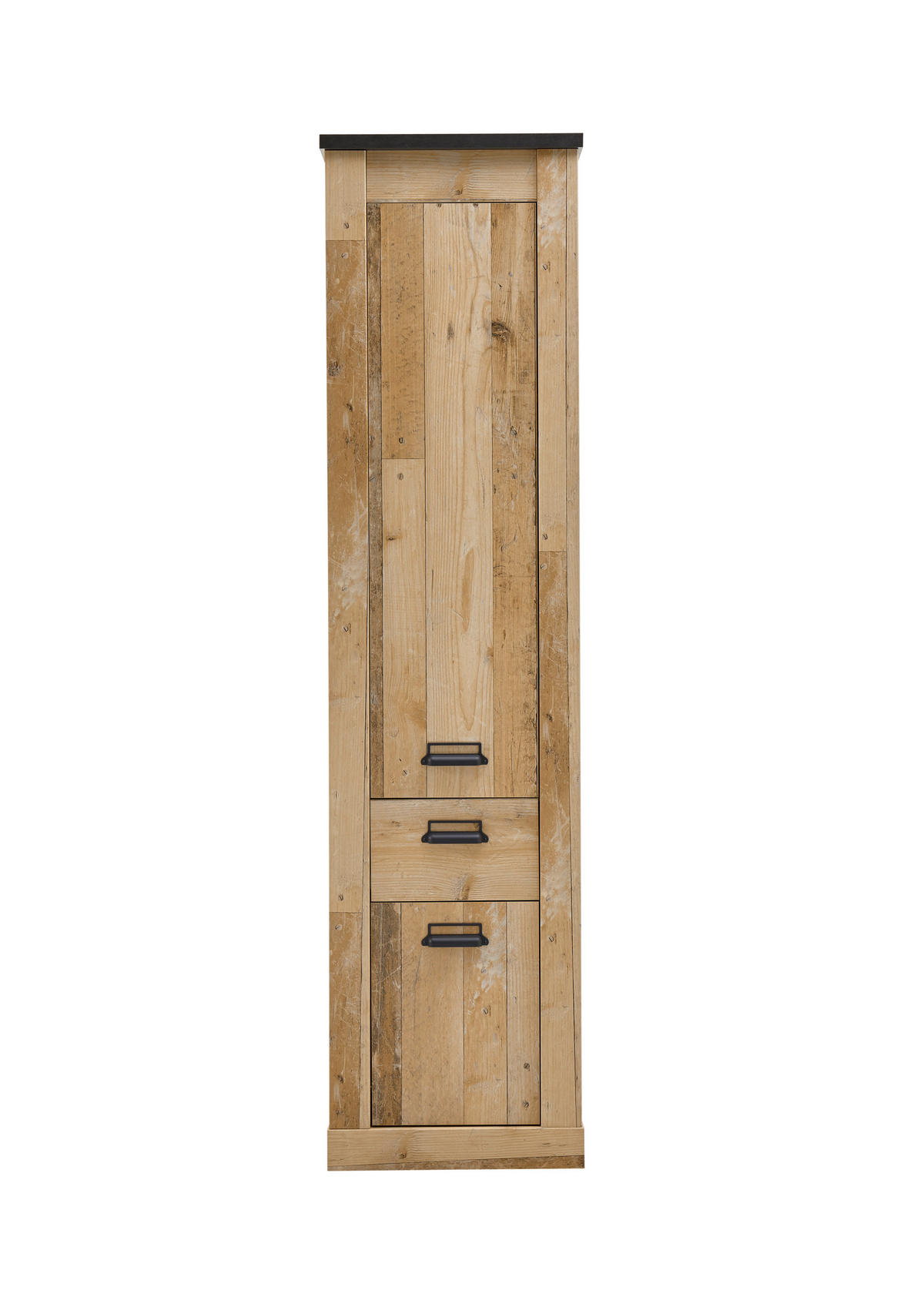 GARDEROBENSCHRANK  in 51/201/38 cm  - Anthrazit/Schwarz, Design, Holzwerkstoff/Metall (51/201/38cm) - Modante