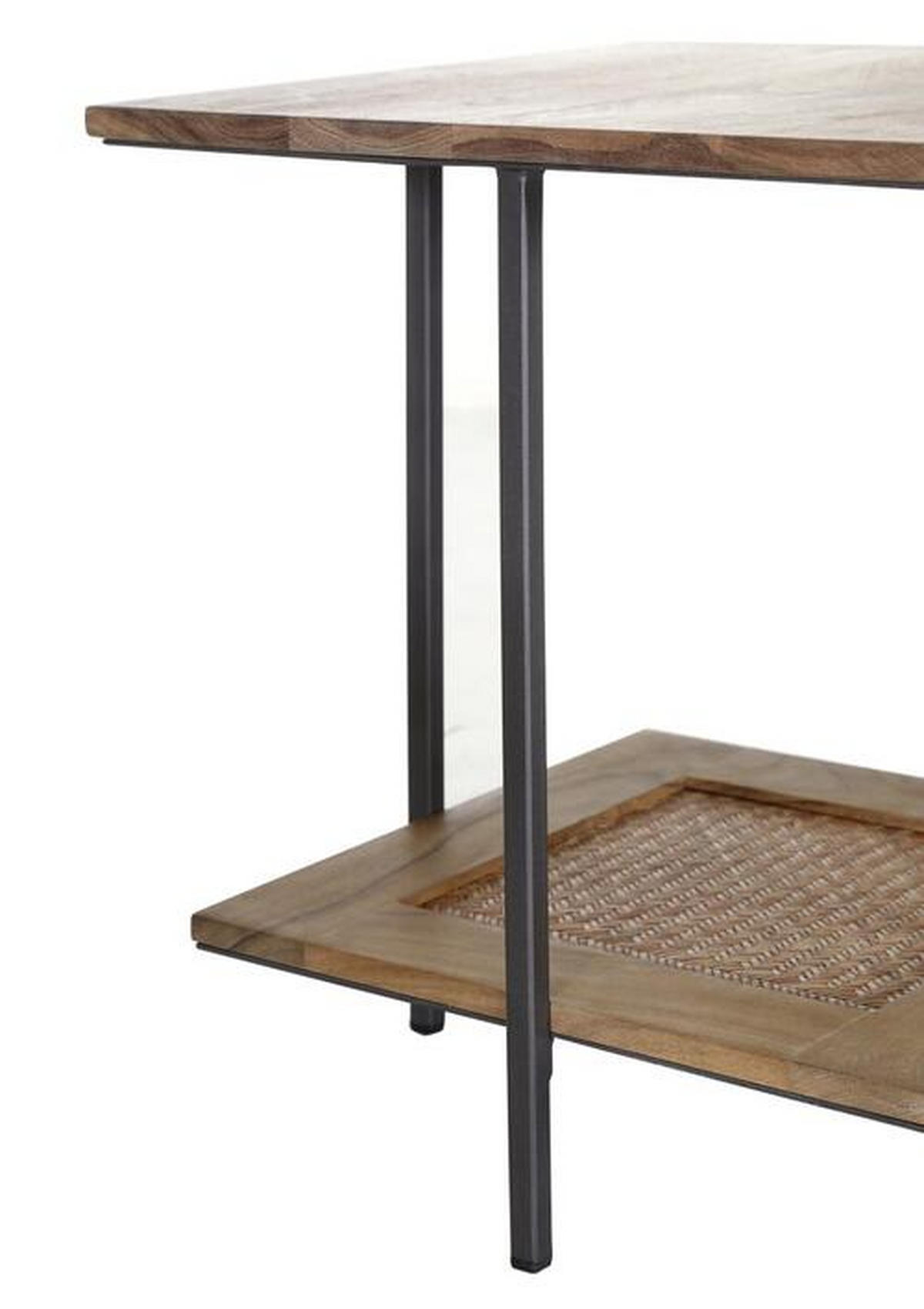 BEISTELLTISCHSET in Holz  - Anthrazit/Akaziefarben, Trend, Holz/Metall - Carryhome
