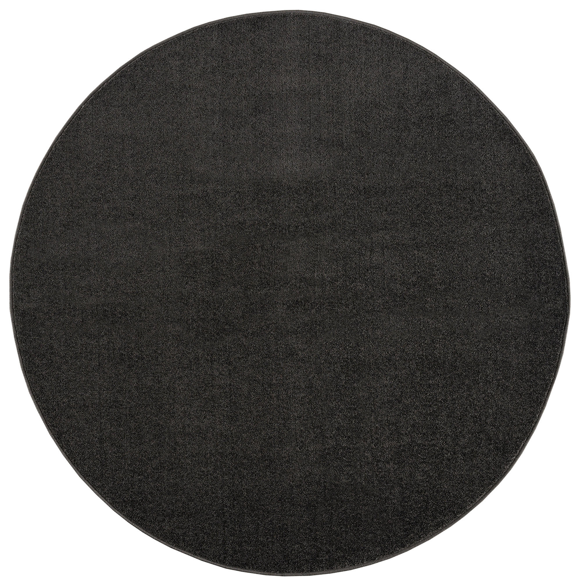 WEBTEPPICH 80 cm Uni Dunkelgrau  - Dunkelgrau, LIFESTYLE, Kunststoff/Textil (80cm)