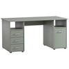SCHREIBTISCH 150/70/70 cm  in Petrol  - Silberfarben/Petrol, MODERN, Holzwerkstoff/Kunststoff (150/70/70cm) - MID.YOU
