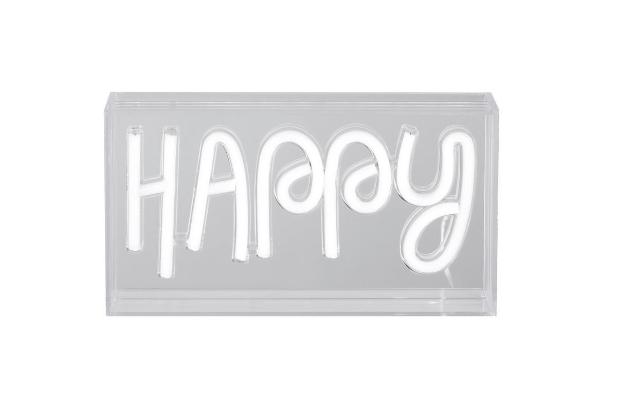 LED-DEKORATIONSLAMPA 23/4/12,7 cm   - vit/transparent, Lifestyle, plast (23/4/12,7cm) - Novel