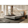 POLSTERBETT 180/200 cm  in Taupe, Schwarz  - Taupe/Schwarz, Design, Holz/Textil (180/200cm) - Esposa