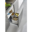 EINBAUKÜCHE   - Weiß/Grau, Design, Holzwerkstoff - Dieter Knoll