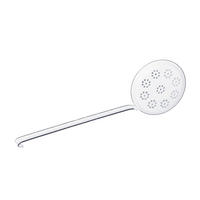 ŽLICA ZA CIJEĐENJE  - bijela, Basics, metal (37,80/12,20/9,30cm) - Riess