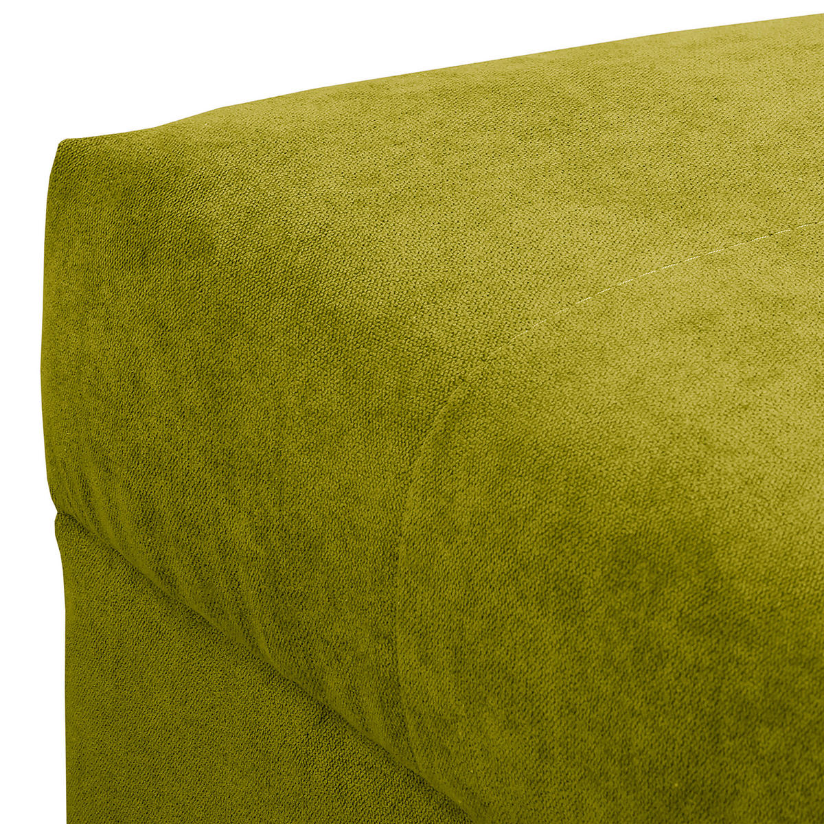 ECKSOFA inkl. Hocker Ariella Hellgrün Mikrofaser  - Naturfarben/Hellgrün, Design, Holz/Textil (161/231cm) - Livetastic