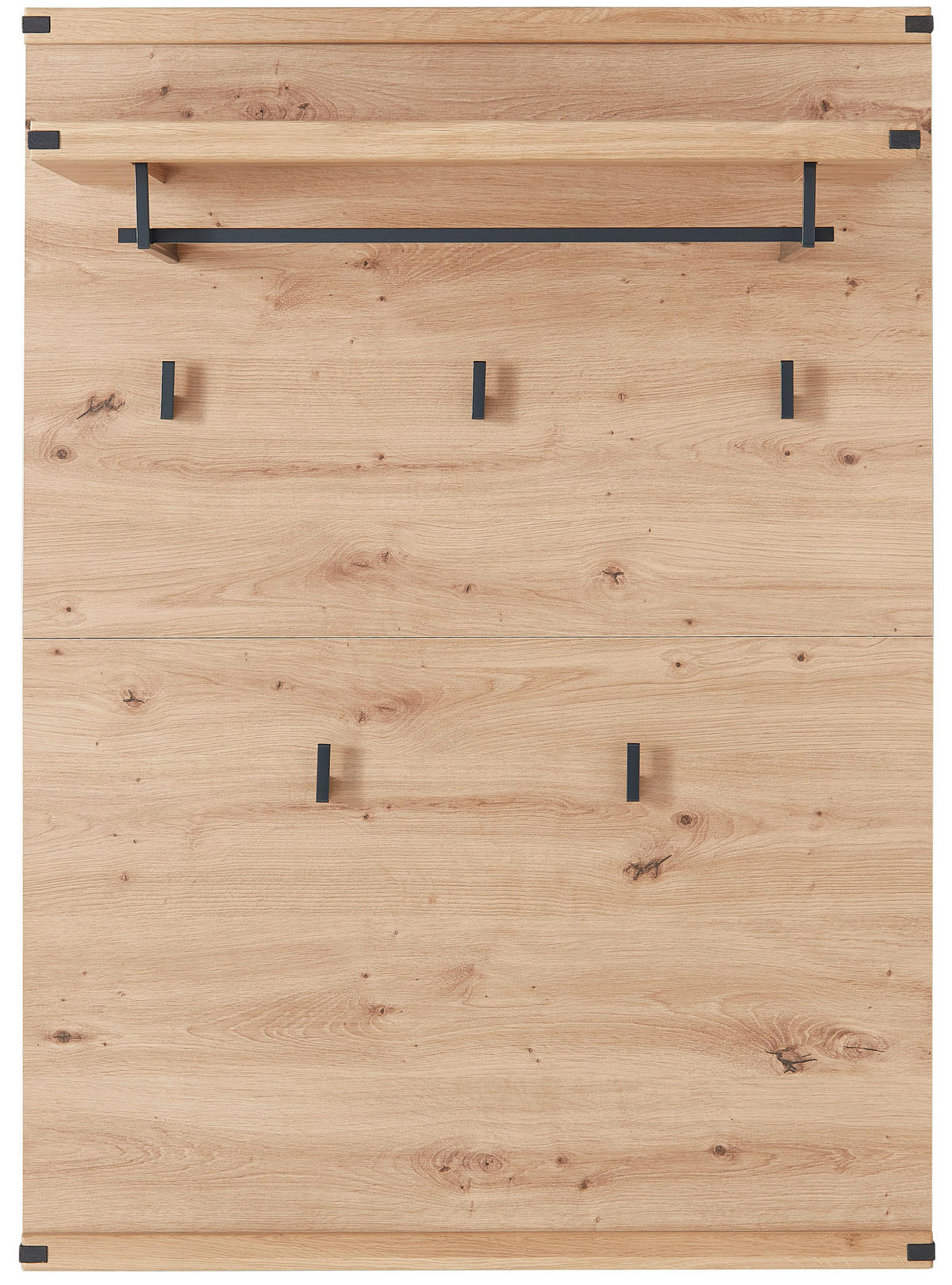 ELŐSZOBAPANEL  - Artisan tölgy, Natur, faalapú anyag (85,1/117,2/30,2cm) - Linea Natura
