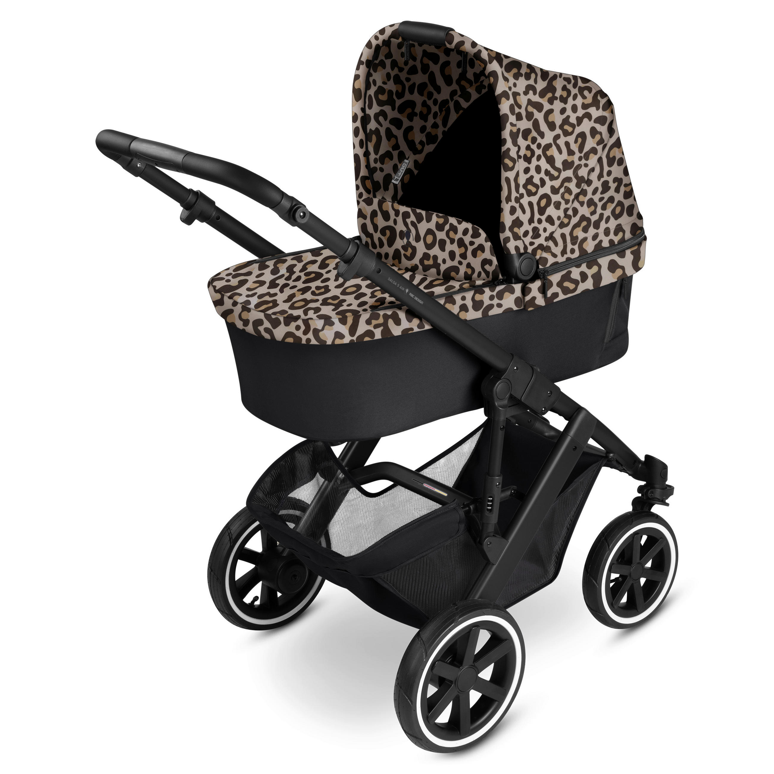 KINDERWAGEN Salsa 5 Air  - Multicolor/Schwarz, Basics, Textil/Metall (63/118/95.5cm) - ABC Design