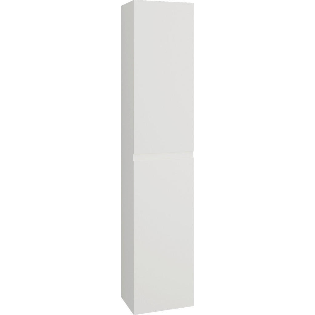 Hochschrank Edi B: 33 Cm Weiss, 2-Türig