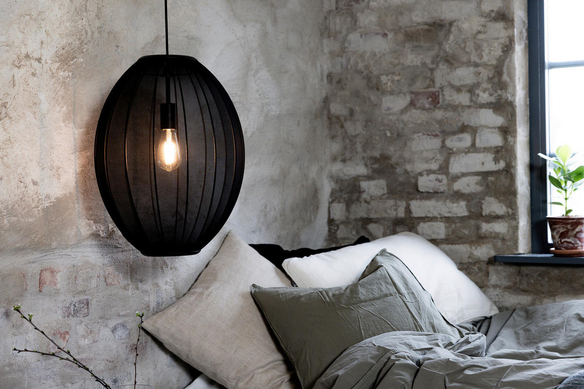 PENDELLEUCHTE Florence 40/50/40 cm   - Schwarz, Basics (40/50/40cm) - Markslöjd