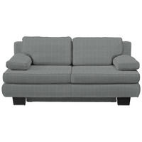 SCHLAFSOFA Macy  mit Fußauswahl, Stoffauswahl, Schlafen auf Sitzhöhe, Rücken echt Grau  - Wengefarben/Grau, Design, Holz/Textil (203/94/100cm) - Novel
