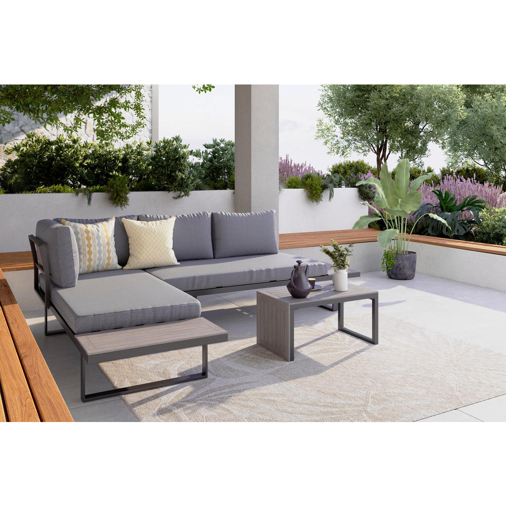 Ambia Garden TERASOVÁ SEDACIA SÚPRAVA kov, plast, textil