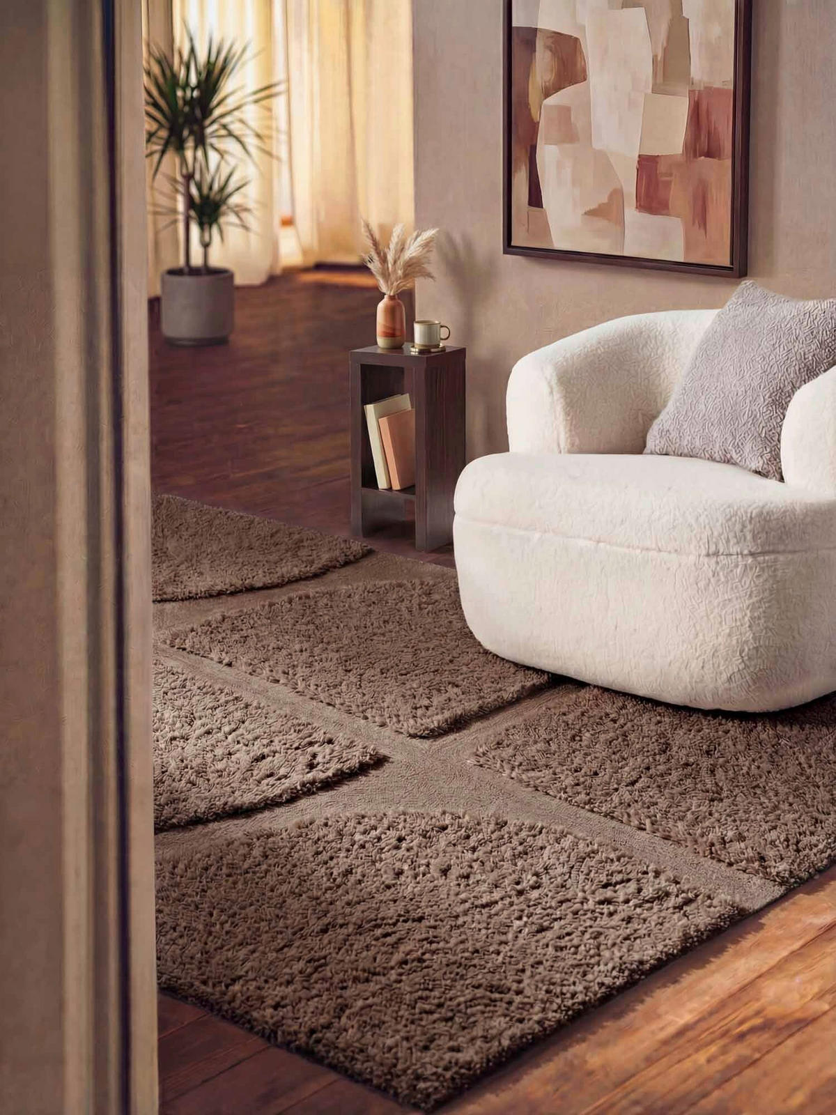 HOCHFLORTEPPICH 200/300 cm Lambeth Braun rechteckig  - Braun, Basics, Textil (200/300cm) - Ted Baker