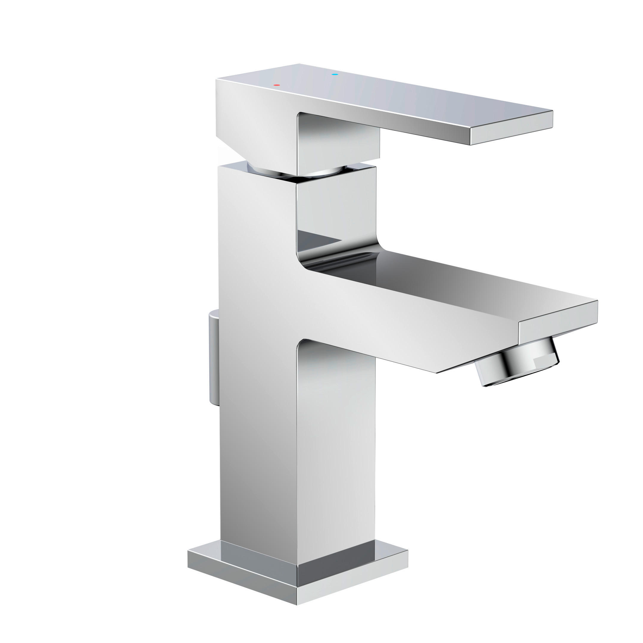 WASCHTISCHARMATUR 5,0/16,0/13,5 cm  - Chromfarben, Basics, Metall (5,0/16,0/13,5cm) - Schütte