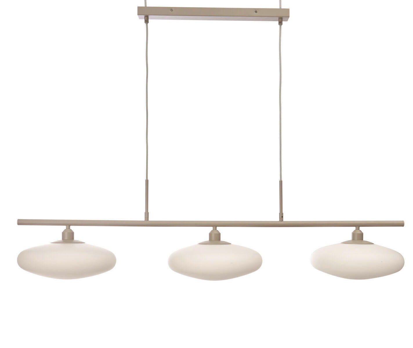 HÄNGELEUCHTE 115/29/23 cm    - Sandfarben/Weiss, Trend, Glas (115/29/23cm) - It's about Romi