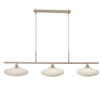 ZÁVĚSNÉ SVÍTIDLO, 115/29/23 cm  - bílá/pískové barvy, Trend, sklo (115/29/23cm) - It's about Romi
