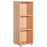 AKTENREGAL 39,3/110,9/34,5 cm  - Buchefarben/Schwarz, Basics, Holzwerkstoff/Kunststoff (39,3/110,9/34,5cm) - MID.YOU