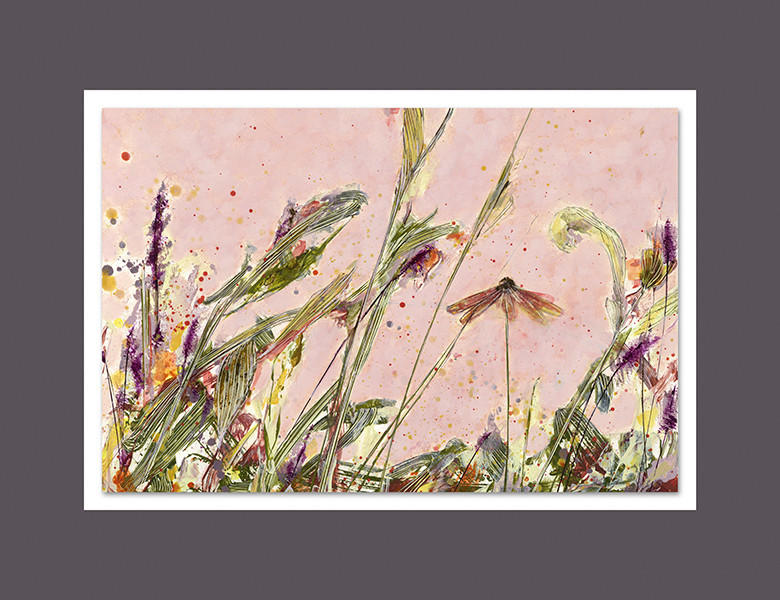BILD Blumen 65/50 cm  - Multicolor, Basics, Holzwerkstoff/Kunststoff (65/50cm) - Wiedemann