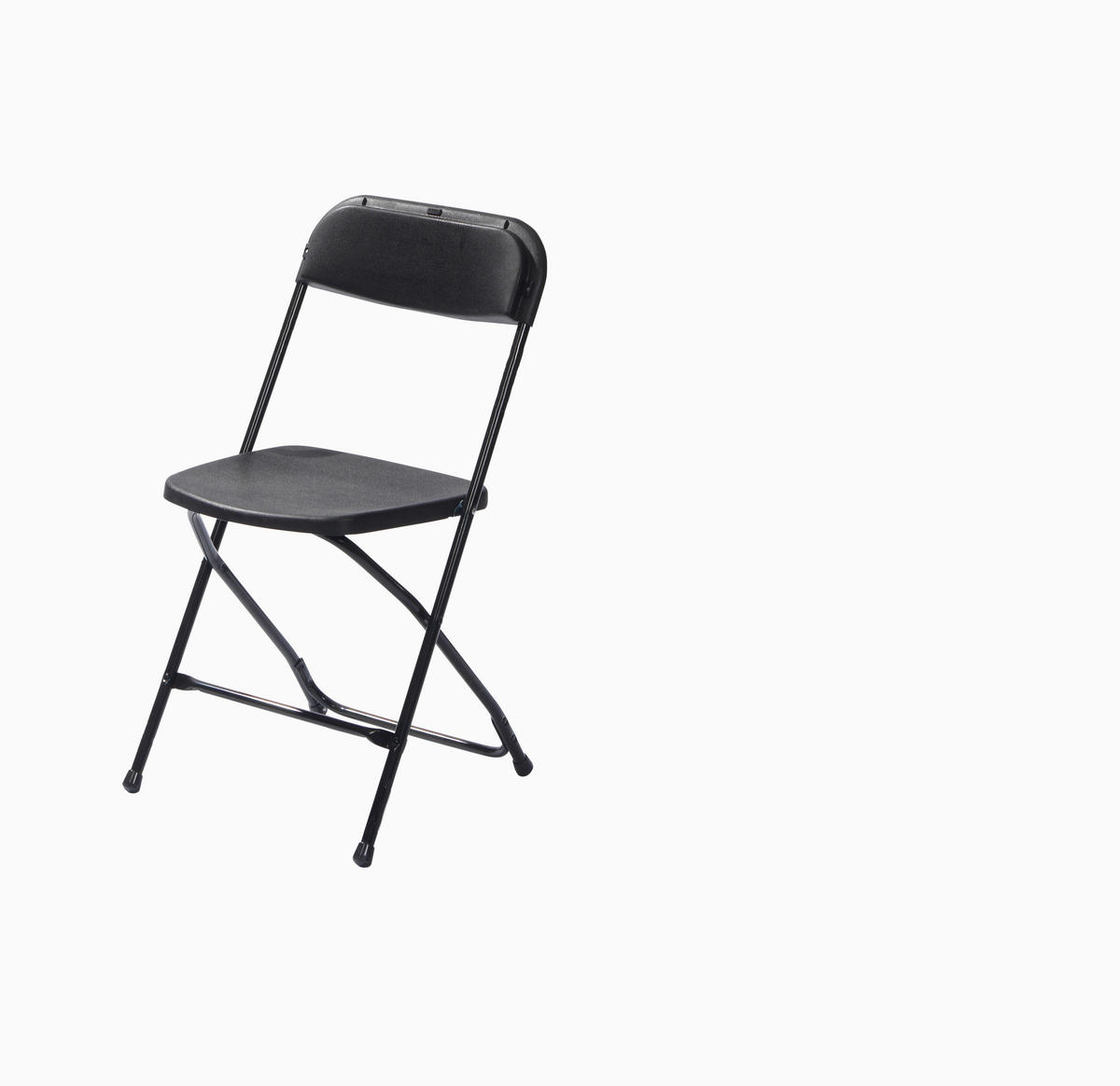 GARTENKLAPPSESSEL-SET in Metall, Kunststoff Schwarz  - Schwarz, LIFESTYLE, Kunststoff/Metall (43/80/49cm)