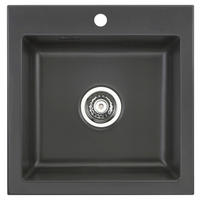 SPÜLE Mera 51 / 50010185  - Schieferfarben, Basics, Keramik (51/51/20cm) - Systemceram