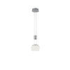 LED-HÄNGLAMPA Madison 18/150 cm  - vit/aluminiumfärg, Design, metall/glas (18/150cm) - Trio Leuchten