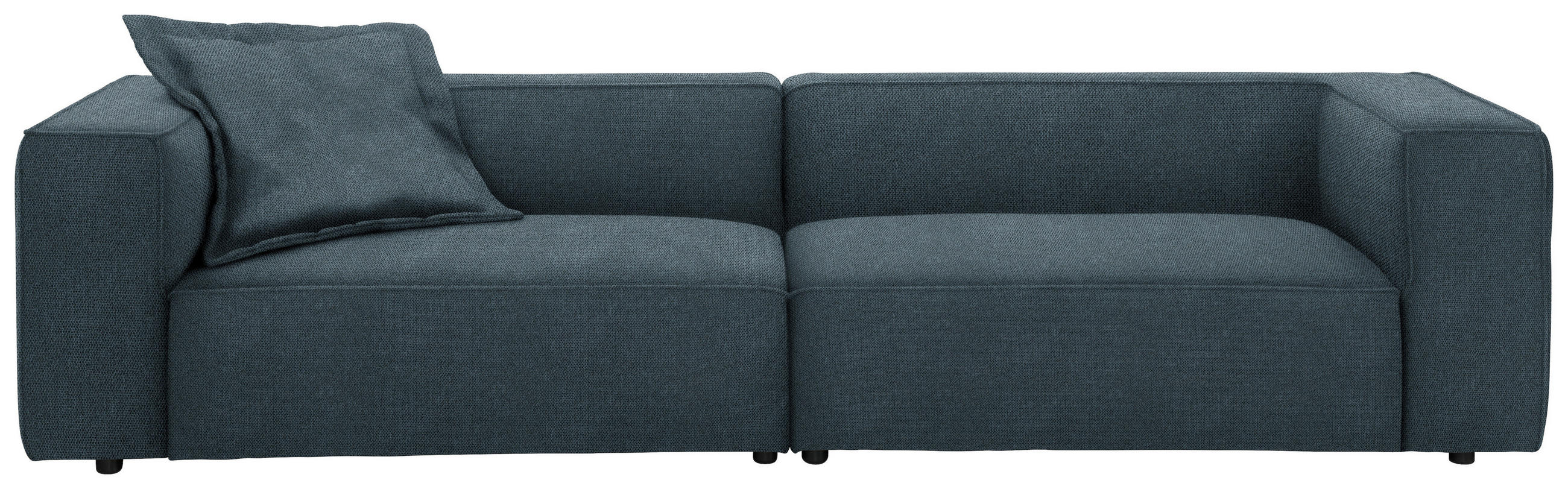 VIERSITZER-SOFA in Chenille  - Schwarz, Design, Kunststoff/Textil (300/66/104cm) - W.Schillig