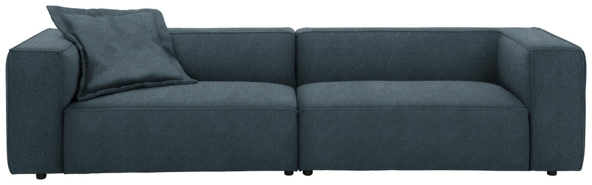 VIERSITZER-SOFA in Chenille  - Schwarz, Design, Kunststoff/Textil (300/66/104cm) - W.Schillig