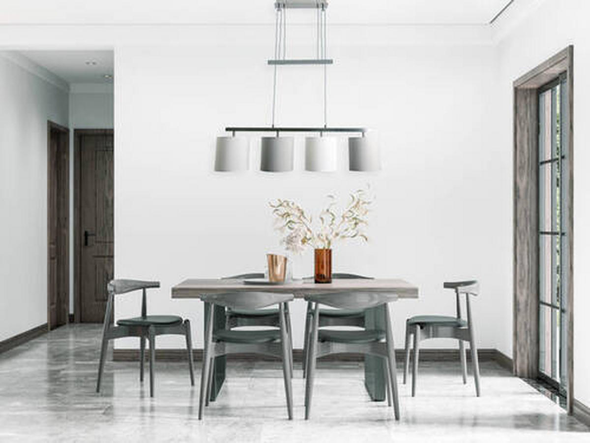 HÄNGELEUCHTE 86/116 cm   - Weiß/Grau, Design, Textil/Metall (86/116cm) - Näve