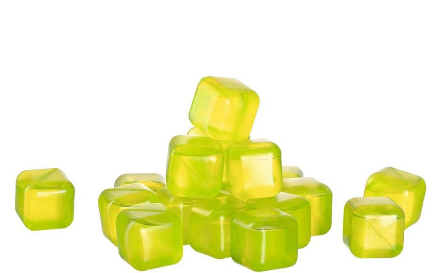 MEHRWEG-EISWÜRFEL - Gelb, Basics, Kunststoff (6,4/16/6,4cm) - Leonardo
