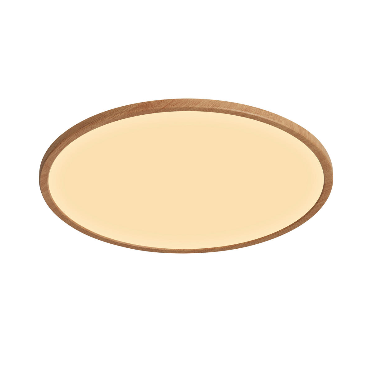 LED-DECKENLEUCHTE Oja 42,4/2,3 cm   - Buchefarben, Design, Kunststoff (42,4/2,3cm) - Nordlux