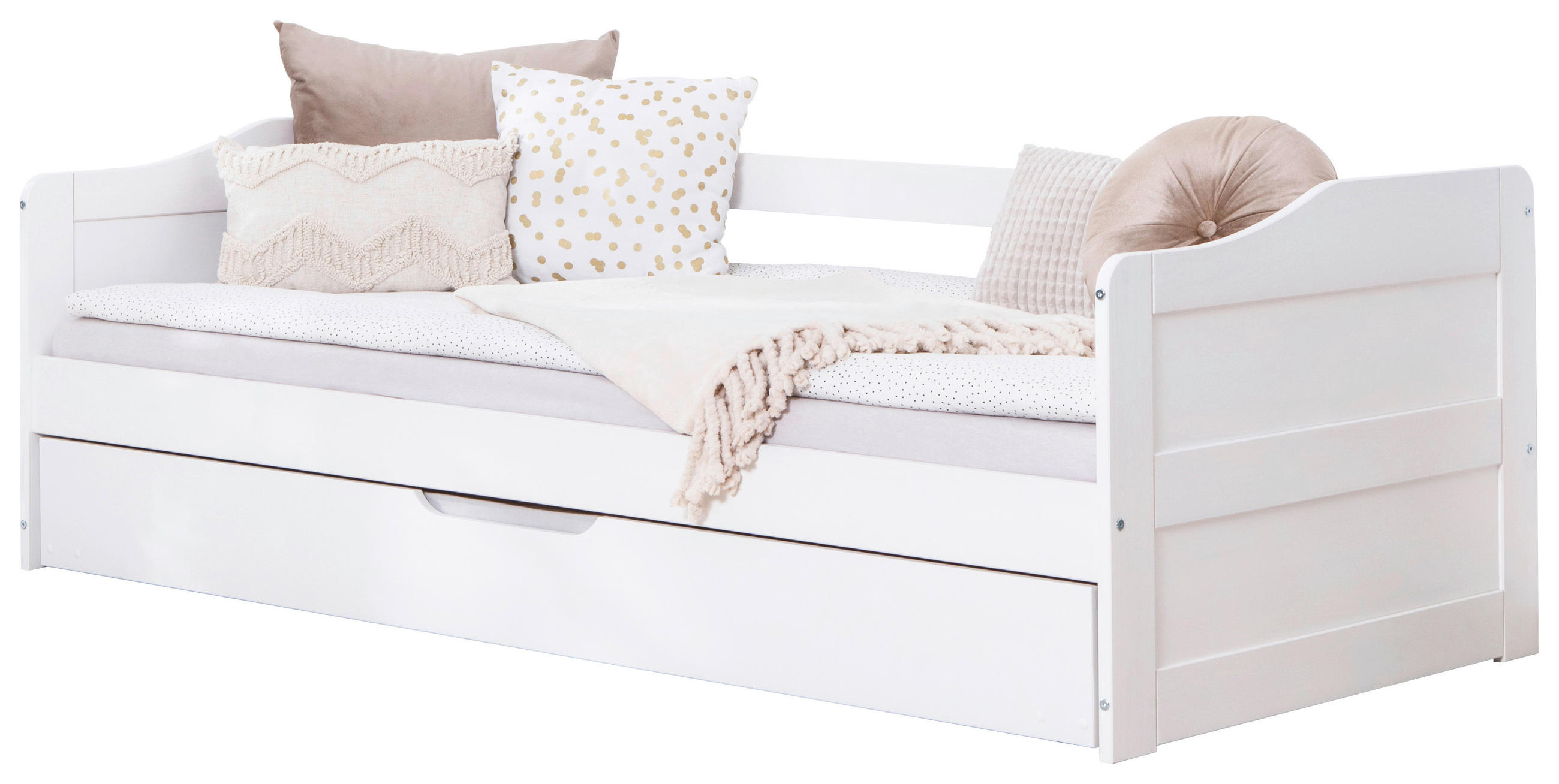 MID.YOU VÝSUVNÁ POSTEĽ, 90/200 cm biela