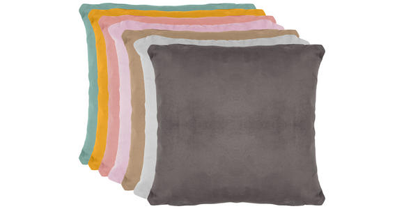 ZIERKISSEN 40/40 cm - Gelb, Basics, Textil (40/40cm) - Novel