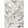 WEBTEPPICH Marble 120/170 cm Marble  - Hellgrau, Design, Textil (120/170cm) - Novel
