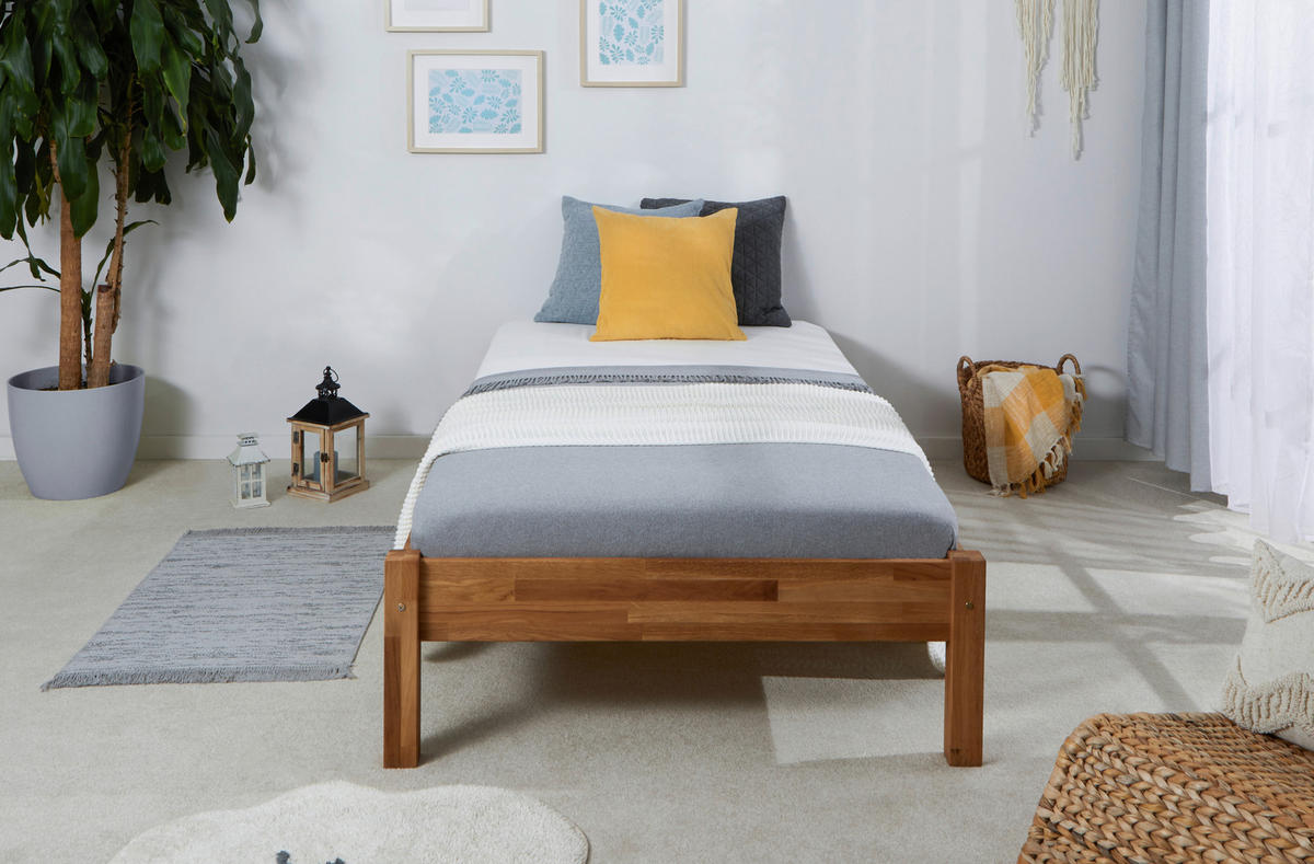 FUTONBETT - Naturfarben, MODERN, Holz (140/200cm) - MID.YOU