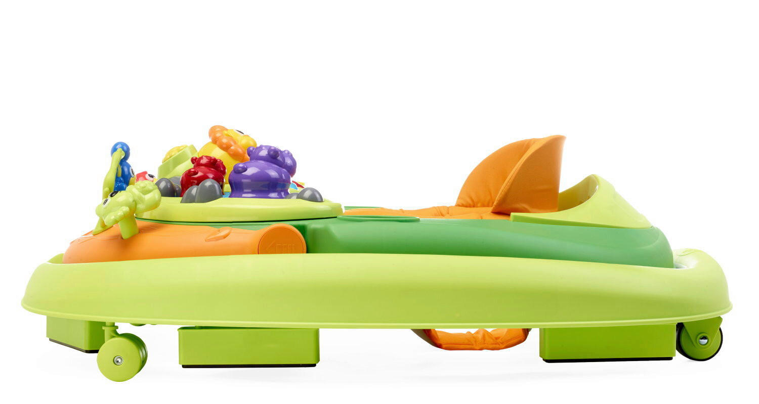 LAUFLERNWAGEN - Multicolor/Grün, Basics, Textil/Metall (47/45/81cm) - Chicco
