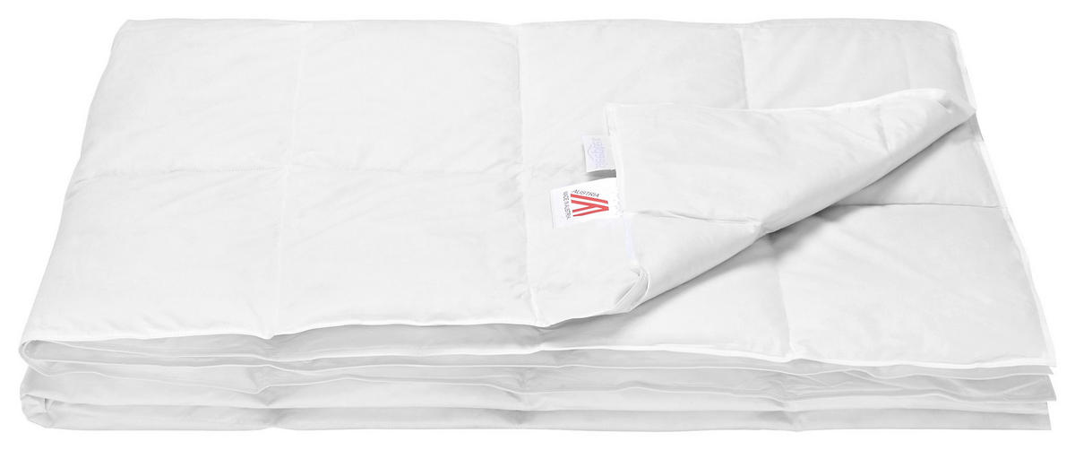 SOMMERDECKE  140/200 cm 100 % Daunen  - Weiß, Basics, Textil (140/200cm) - Sleeptex