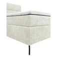 BOXSPRINGBETT 140/200 cm  in Greige  - Greige/Schwarz, Design, Textil/Metall (140/200cm) - Esposa