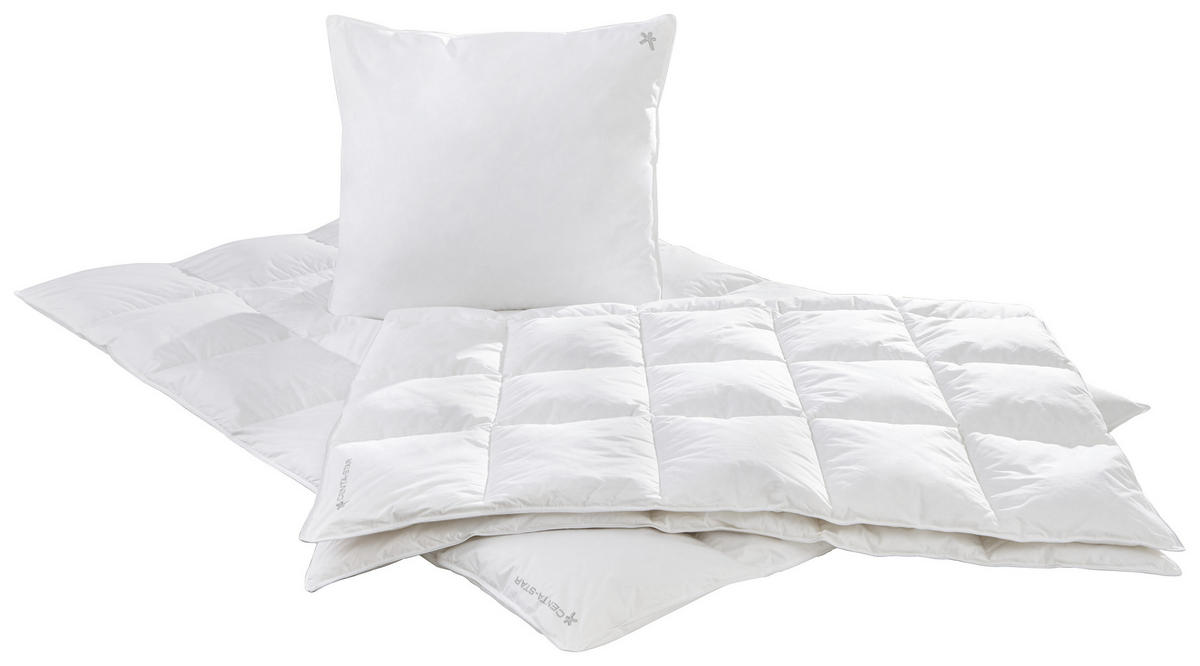 DAUNENDECKE  Silence  135/200 cm   - Weiß, LIFESTYLE, Textil (135/200cm) - Centa-Star