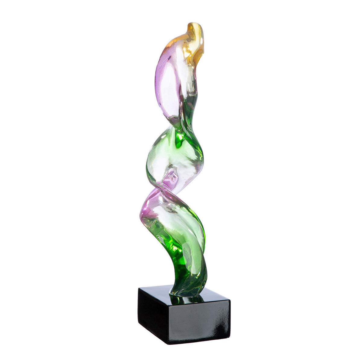 SKULPTUR - Multicolor/Schwarz, Basics, Kunststoff (16/40,5/9,5cm)