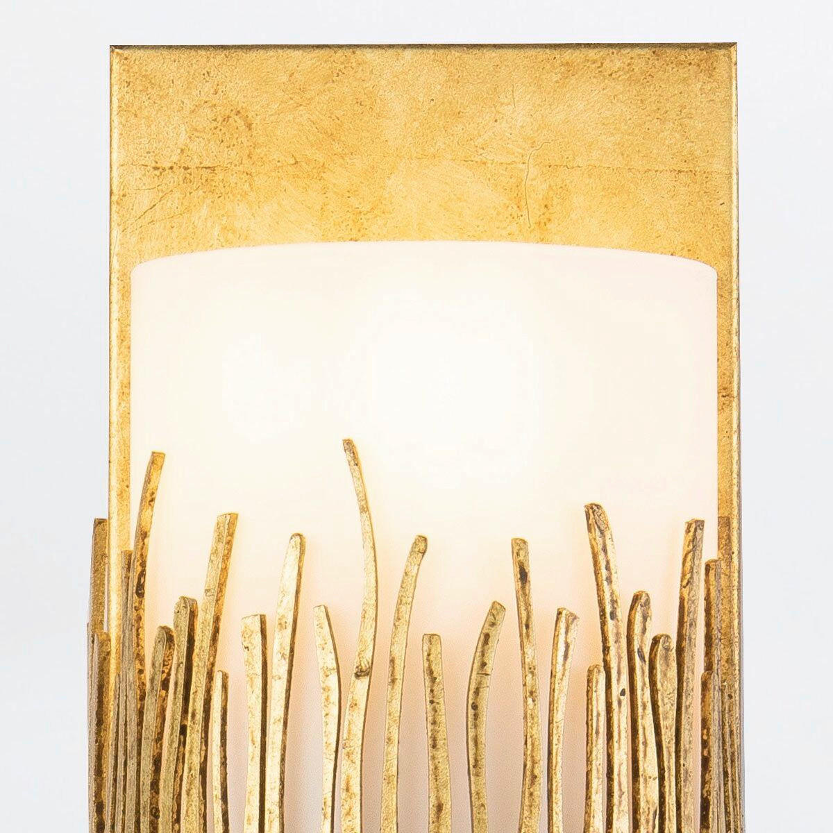 WANDLEUCHTE Hinkley 25,4/15,2/11,4 cm  - Goldfarben, KONVENTIONELL, Glas/Metall (25,4/15,2/11,4cm) - Elstead Lighting