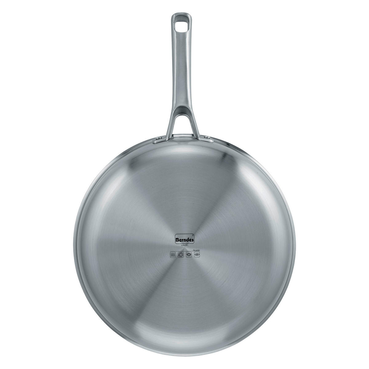 BRATPFANNE Tricion Resist b.nature Keramikbeschichtung 32 cm  - Schwarzchrom, Basics, Metall (32cm) - Berndes