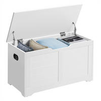 SCHUHBANK Weiß  - Weiß, Trend, Kunststoff (80/46/40cm) - Boxxx