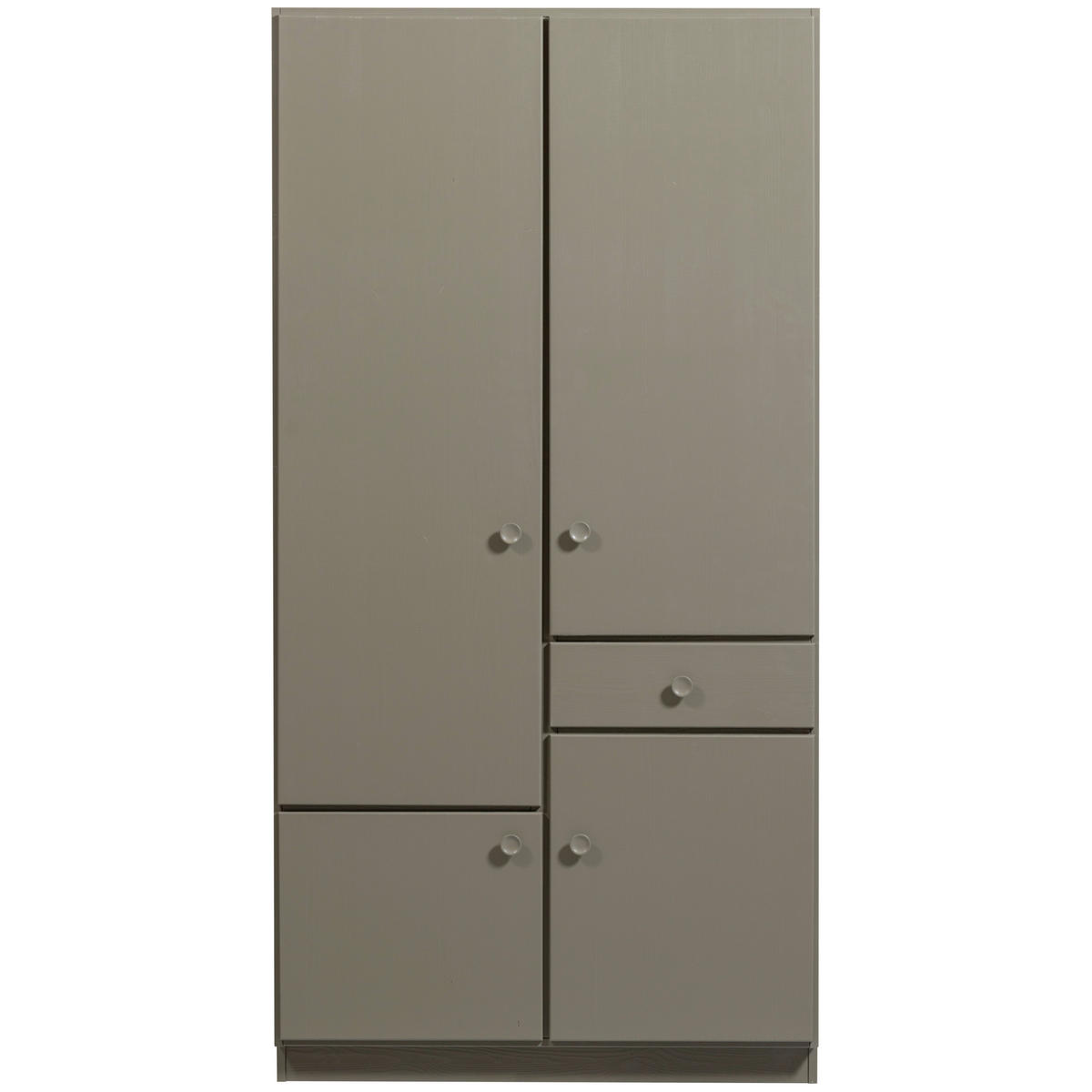 GARDEROBENSCHRANK Alfie  in 107/210/60 cm  - Waldgrün, Design, Holz (107/210/60cm) - Livetastic