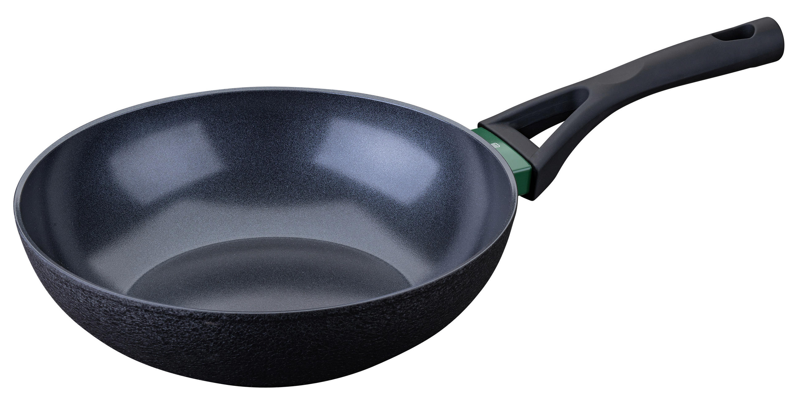 WOKPFANNE Hamburg Keramikbeschichtung 28 cm  - Schwarz, Basics, Metall (28cm) - Chefkoch+Fackelmann