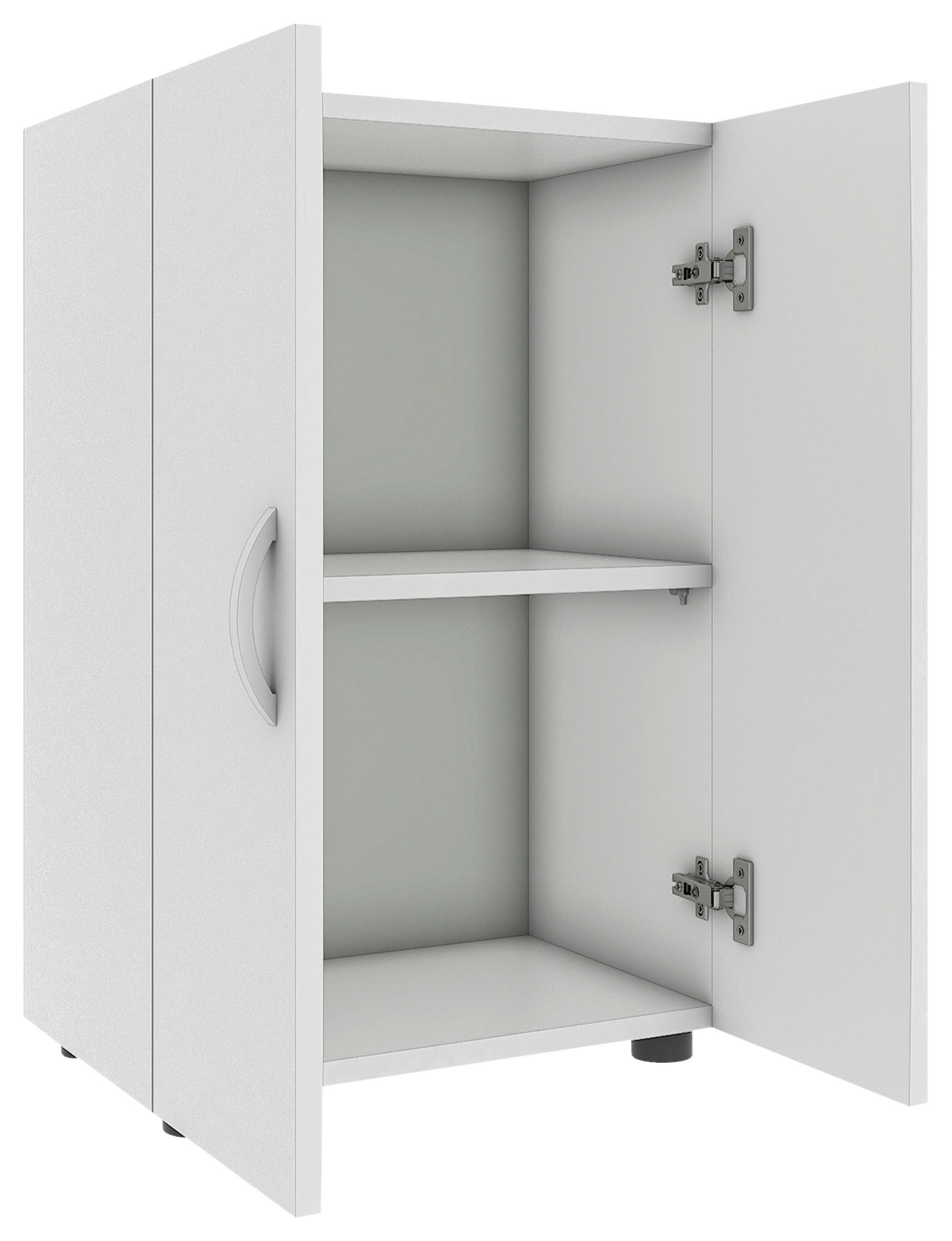 AKTENSCHRANK Weiß  - Weiß, MODERN, Holzwerkstoff (49/74/34cm) - MID.YOU